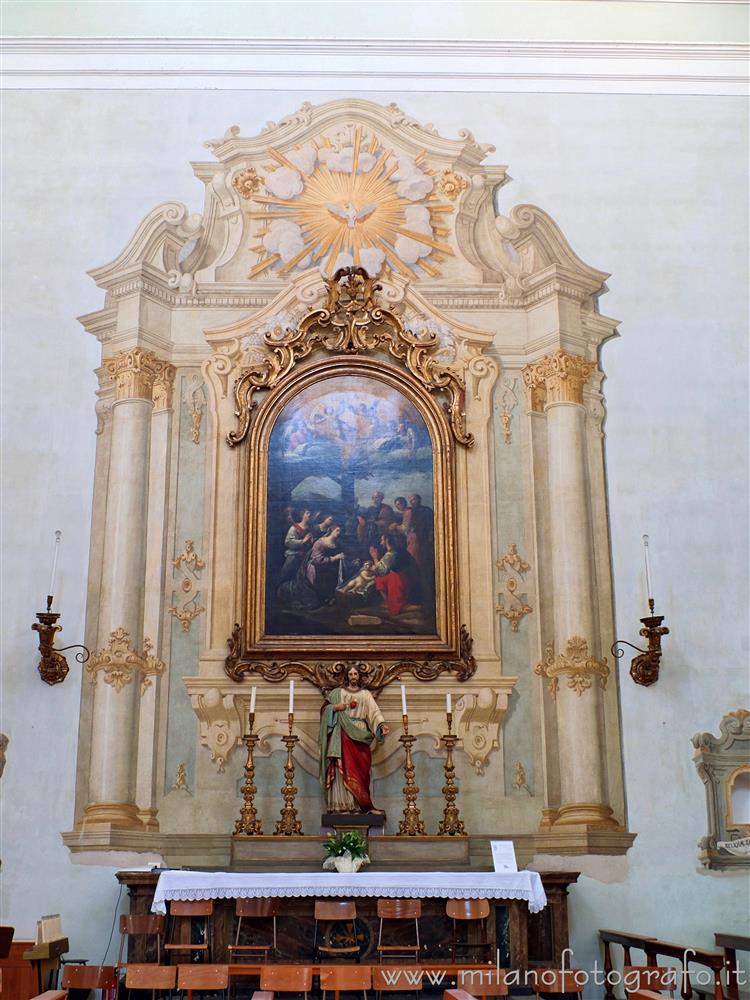 Santarcangelo di Romagna (Rimini, Italy) - Altar of the Holy Sacrament in the Church of the Blessed Virgin of the Rosary